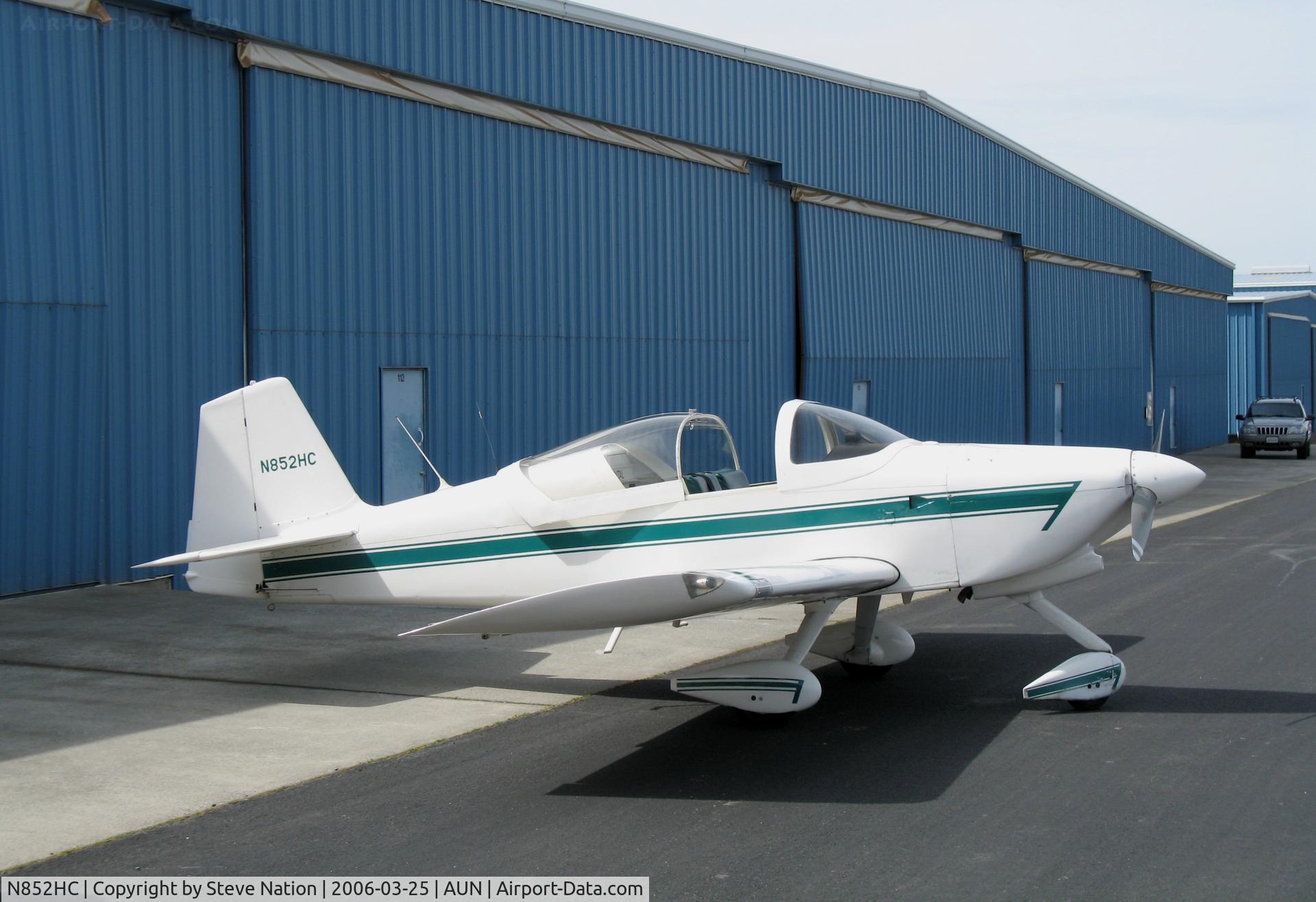 N852HC, Vans RV-6A C/N HC20852, 2003 Robert Campbell RV-6A homebuilt at Auburn Municipal Airport, CA