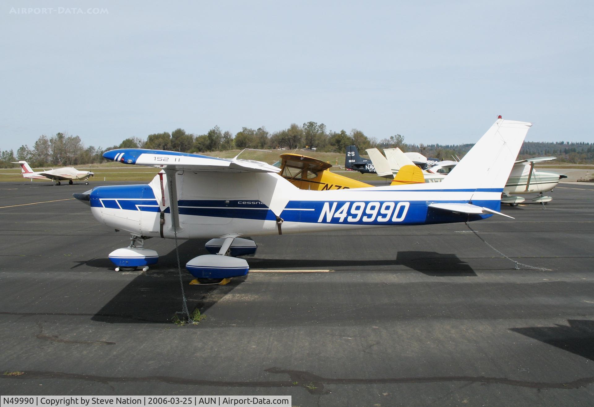 N49990, Cessna 152 C/N 15281429, Cessna 152 at Auburn Municipal Airport, CA