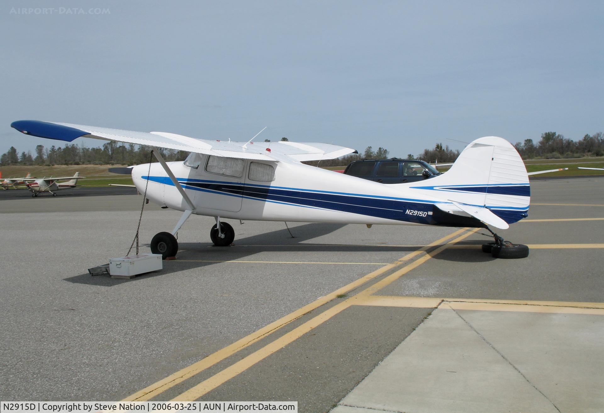 N2915D, 1955 Cessna 170B C/N 26858, 1955 Cessna 170B at Auburn Municipal Airport, CA