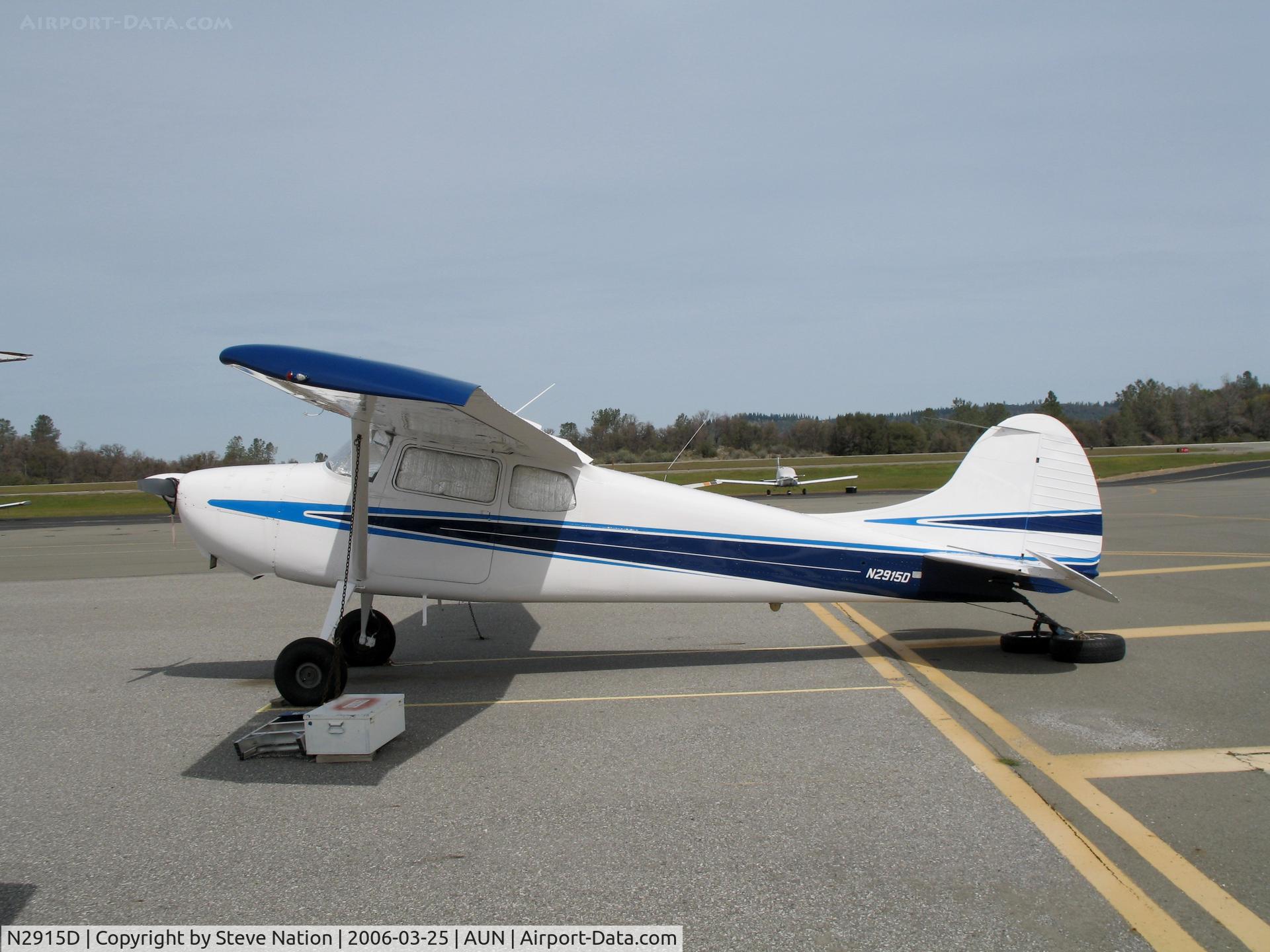 N2915D, 1955 Cessna 170B C/N 26858, 1955 Cessna 170B at Auburn Municipal Airport, CA