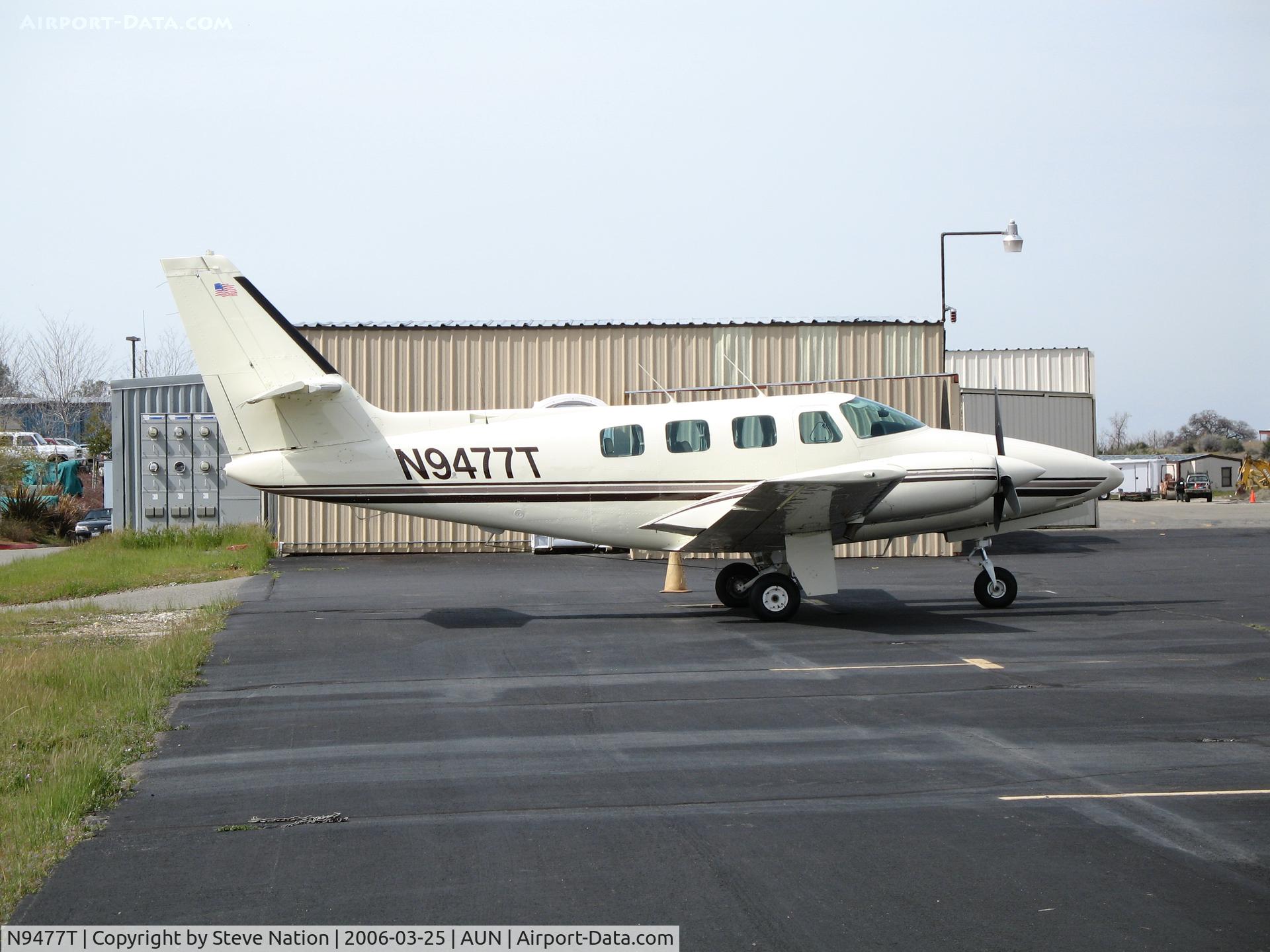 N9477T, 1981 Cessna T303 Crusader C/N T30300021, Celestial Air 1981 Cessna T303 at Auburn Municipal Airport, CA