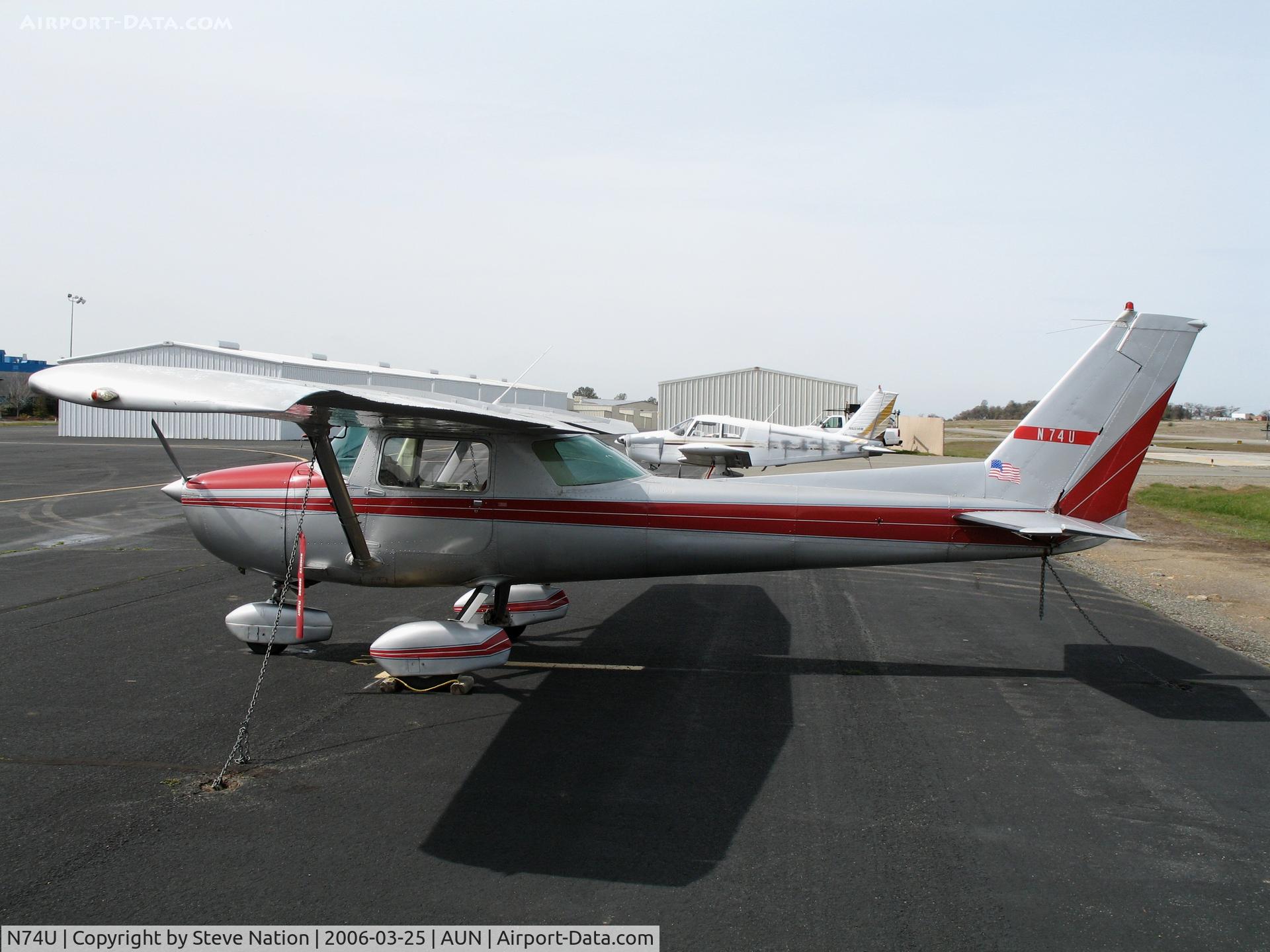 N74U, 1977 Cessna 150M C/N 15079197, 1977 Cessna 150M at Auburn Municipal Airport, CA