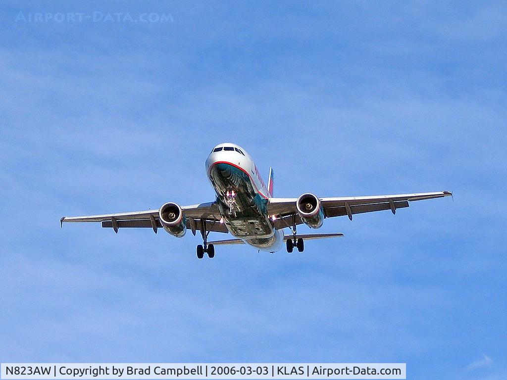 N823AW, 2001 Airbus A319-132 C/N 1463, America West Airlines / 2001 Airbus Industrie A319-132