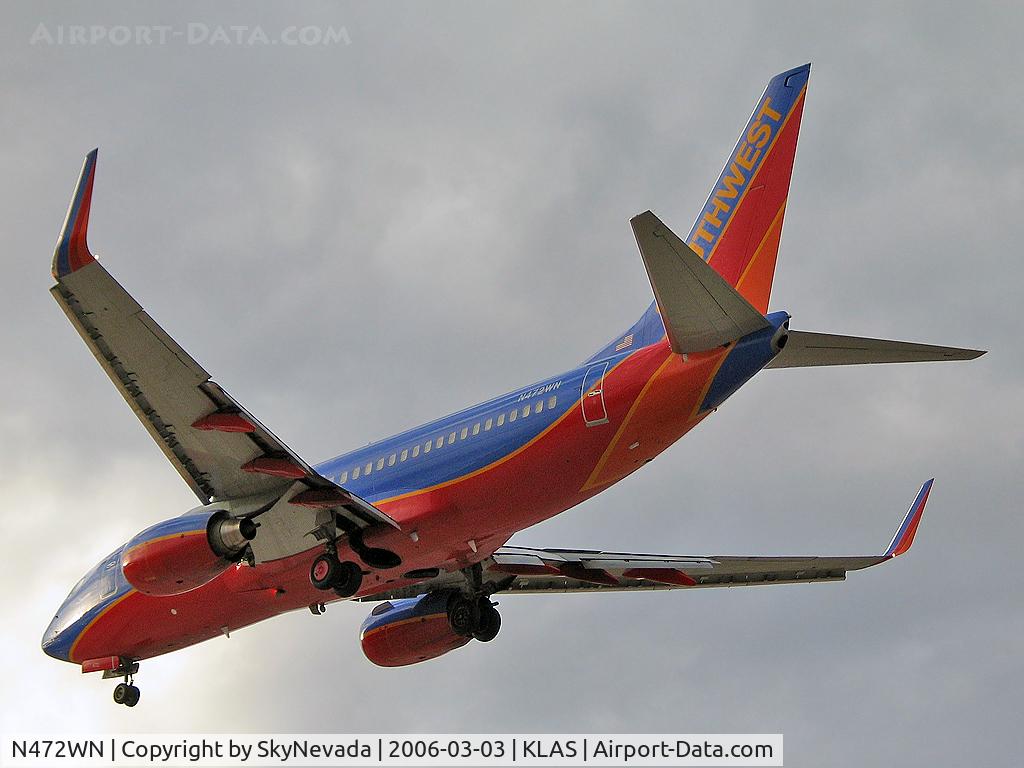 N472WN, 2004 Boeing 737-7H4 C/N 33831, Southwest Airlines / 2004 Boeing 737-7H4