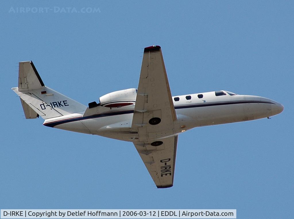 D-IRKE, 1995 Cessna 525 CitationJet C/N 525-0123, Duesseldorf Rhein-Ruhr Int'l Airport