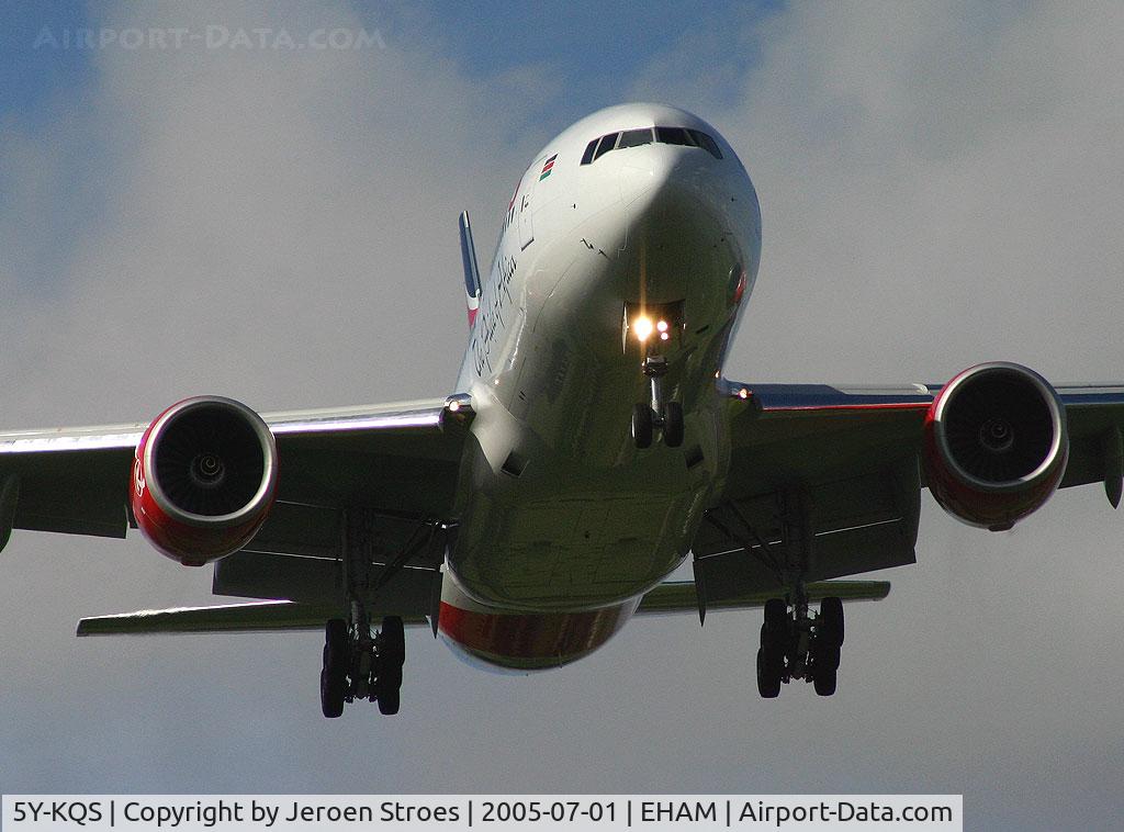 5Y-KQS, 2005 Boeing 777-2U8/ER C/N 33683, amazing size of this aircraft