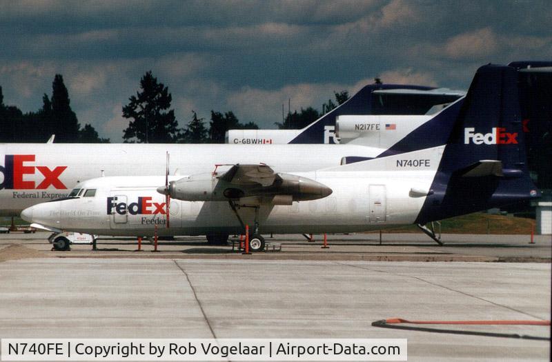 N740FE, 1967 Fokker F.27MK 600 C/N 10329, Fokker F.27-600 Federal express