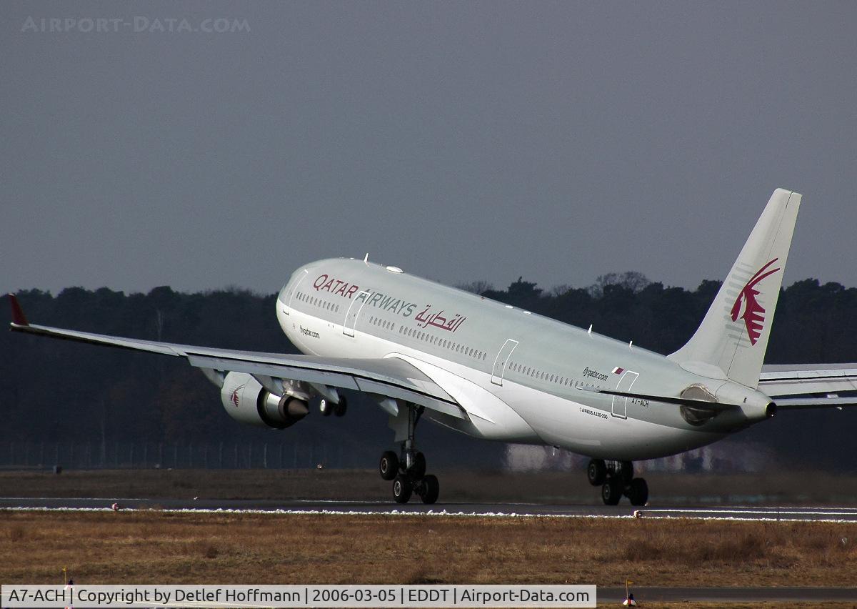 A7-ACH, 2001 Airbus A330-202 C/N 441, TXL / Berlin Tegel Airport