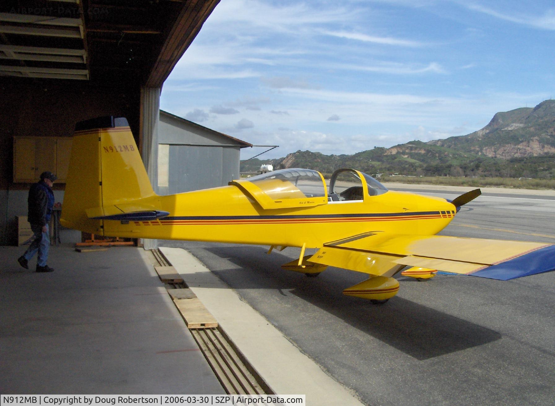 N912MB, 2004 Vans RV-9A C/N 90112, 2004 Naumann VAN'S RV-9A. Lycoming O-320 160 Hp