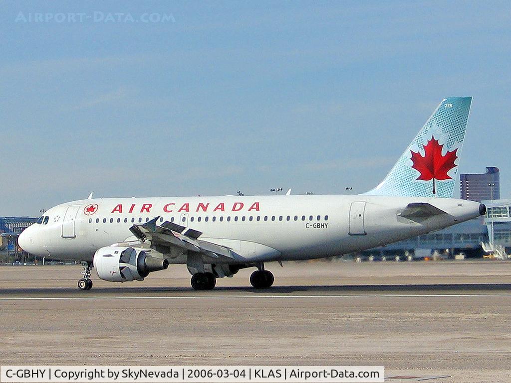 C-GBHY, 1998 Airbus A319-114 C/N 800, Air Canada / 1998 Airbus A319-114