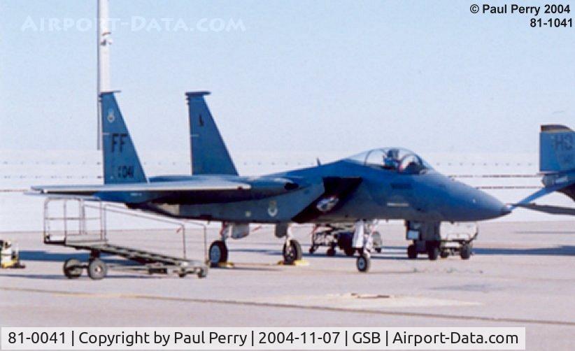 81-0041, 1981 McDonnell Douglas F-15C Eagle C/N 0789/C224, The mighty Eagle, sharing ramp with her predecessor, the Phantom, just to her port side.