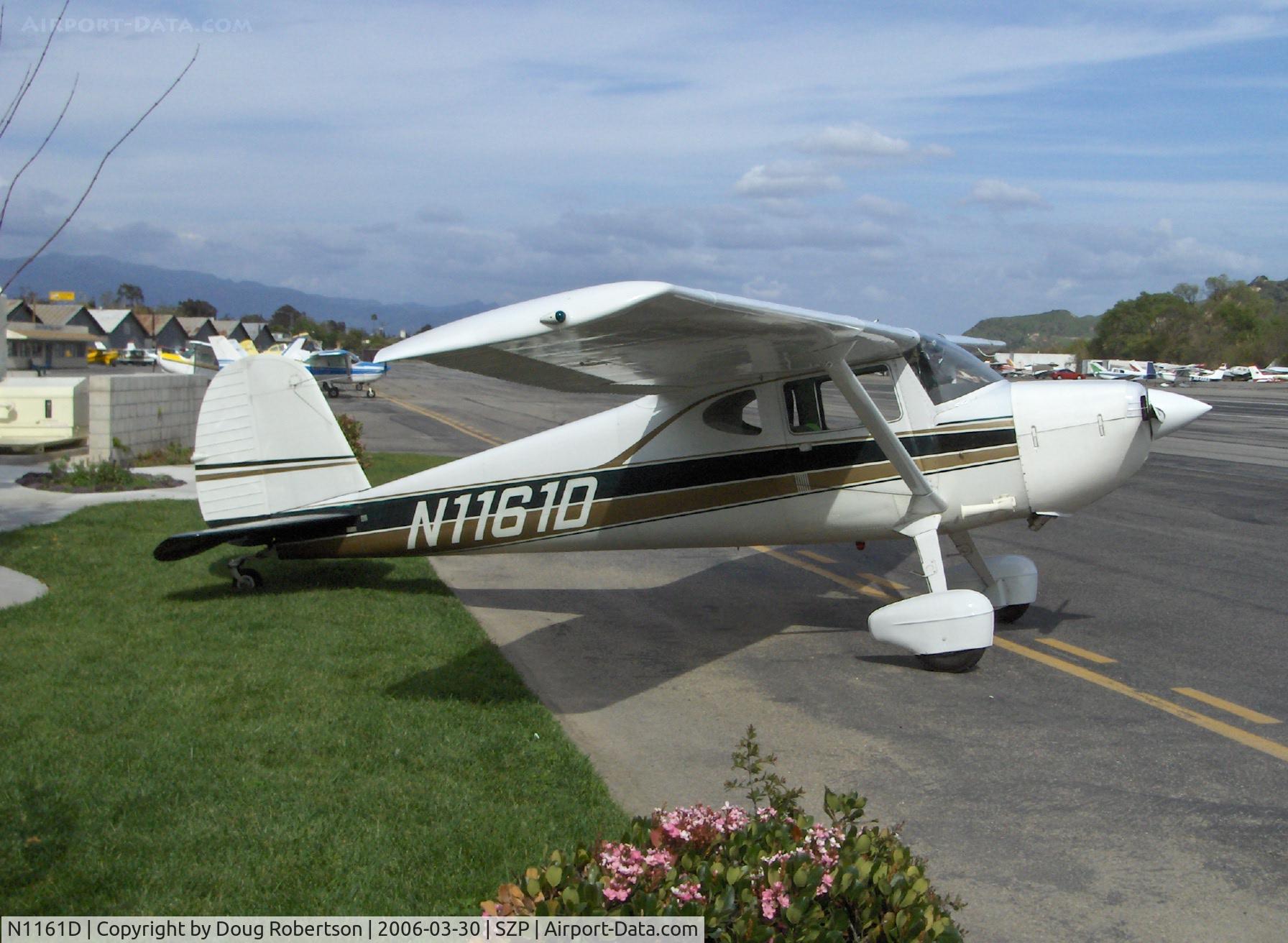 N1161D, 1951 Cessna 140A C/N 15724, 1951 Cessna 140A, Lycoming O-290 140 Hp/135 Hp by STC, recowled, booster wingtips. Sleek and speedy, as pretty as a Sam Lyons painting.