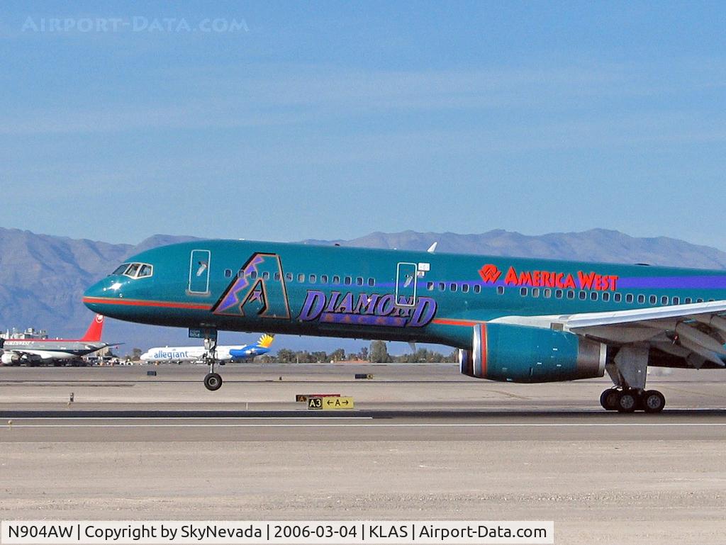 N904AW, 1986 Boeing 757-2S7 C/N 23566, America West Airlines - 'Arizona Diamondbacks' / 1986 Boeing 757-2S7