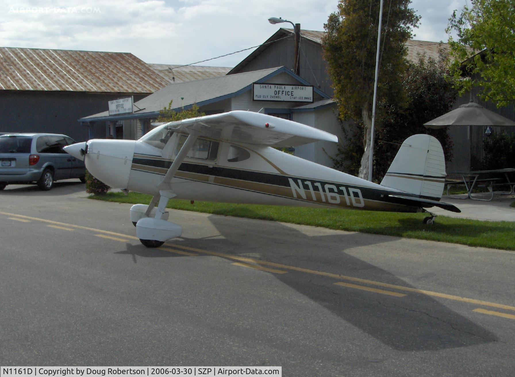N1161D, 1951 Cessna 140A C/N 15724, 1951 Cessna 140A, Lycoming O-290 140 Hp/135 Hp by STC, recowled, booster wingtips
