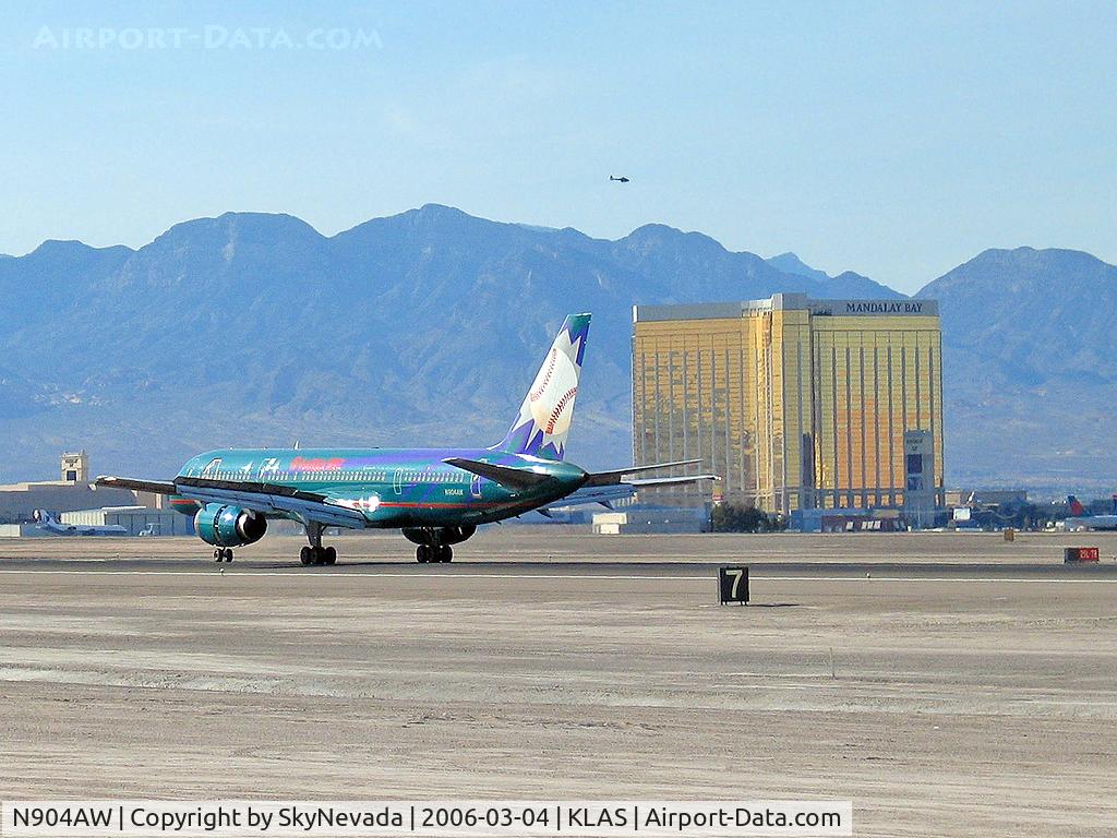 N904AW, 1986 Boeing 757-2S7 C/N 23566, America West Airlines - 'Arizona Diamondbacks' / 1986 Boeing 757-2S7