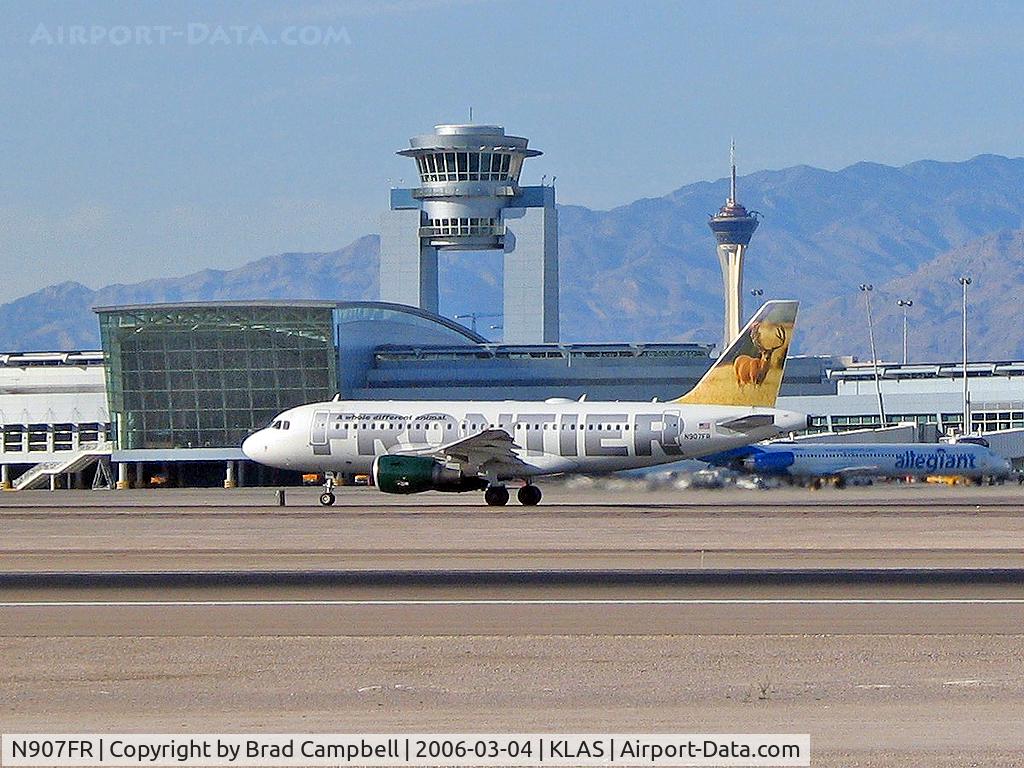 N907FR, 2002 Airbus A319-111 C/N 1743, Frontier Airlines - 'Buck' / 2002 Airbus A319-112