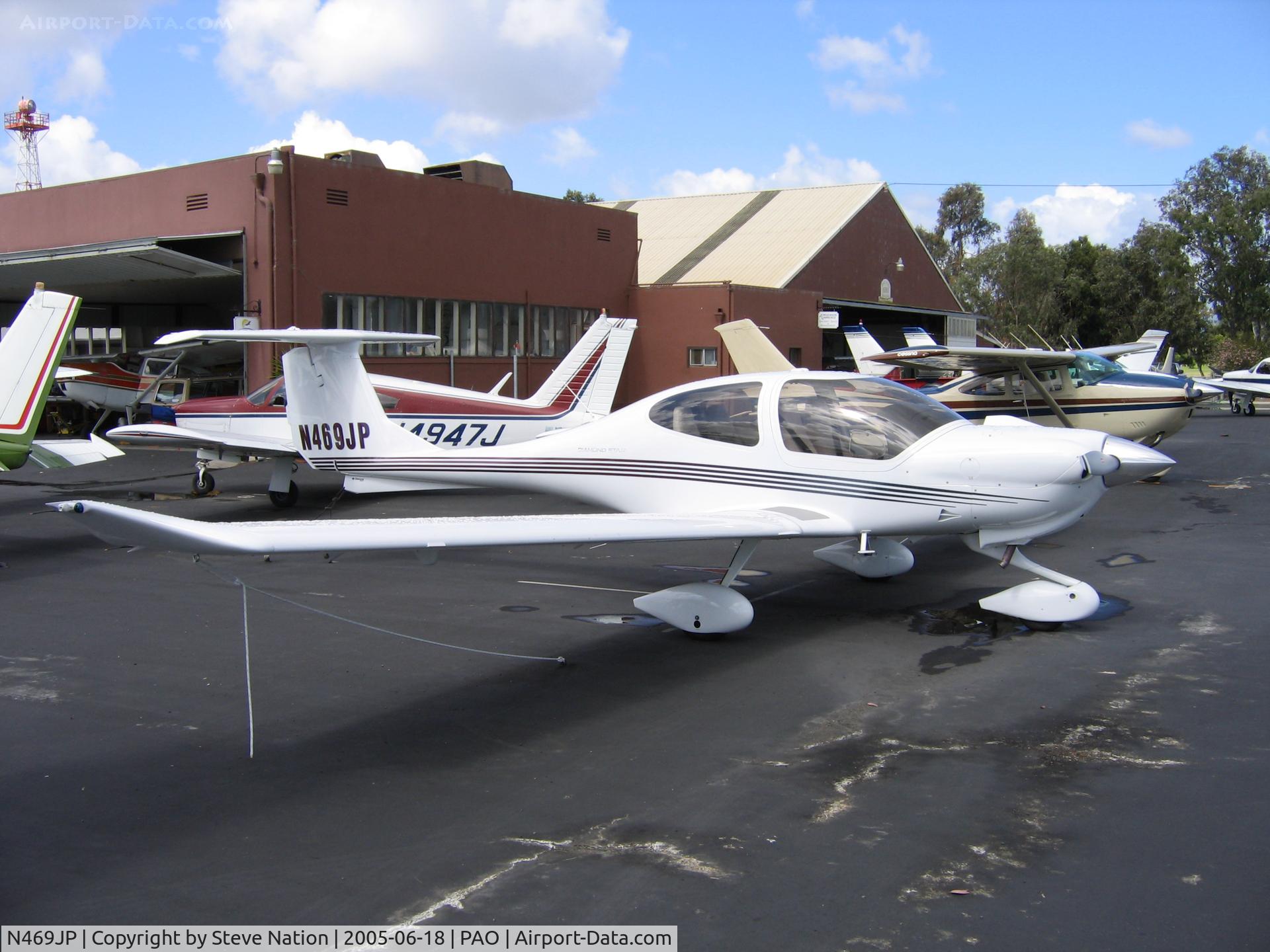 N469JP, Diamond DA-40 Diamond Star C/N 40.469, Palo Alto Municipal Airport, CA