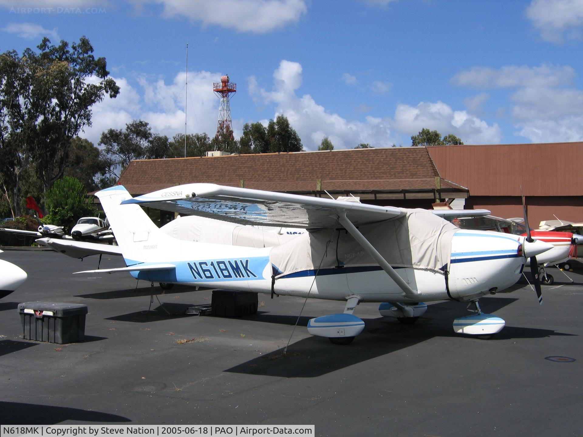 N618MK, 1978 Cessna 182Q Skylane C/N 18266388, Palo Alto Municipal Airport, CA