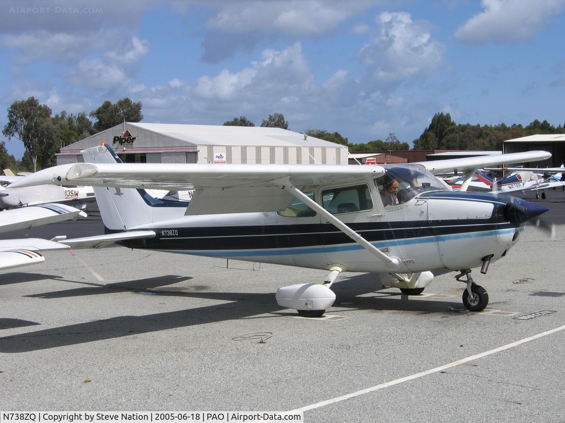 N738ZQ, 1978 Cessna 172N C/N 17270369, Palo Alto Municipal Airport, CA