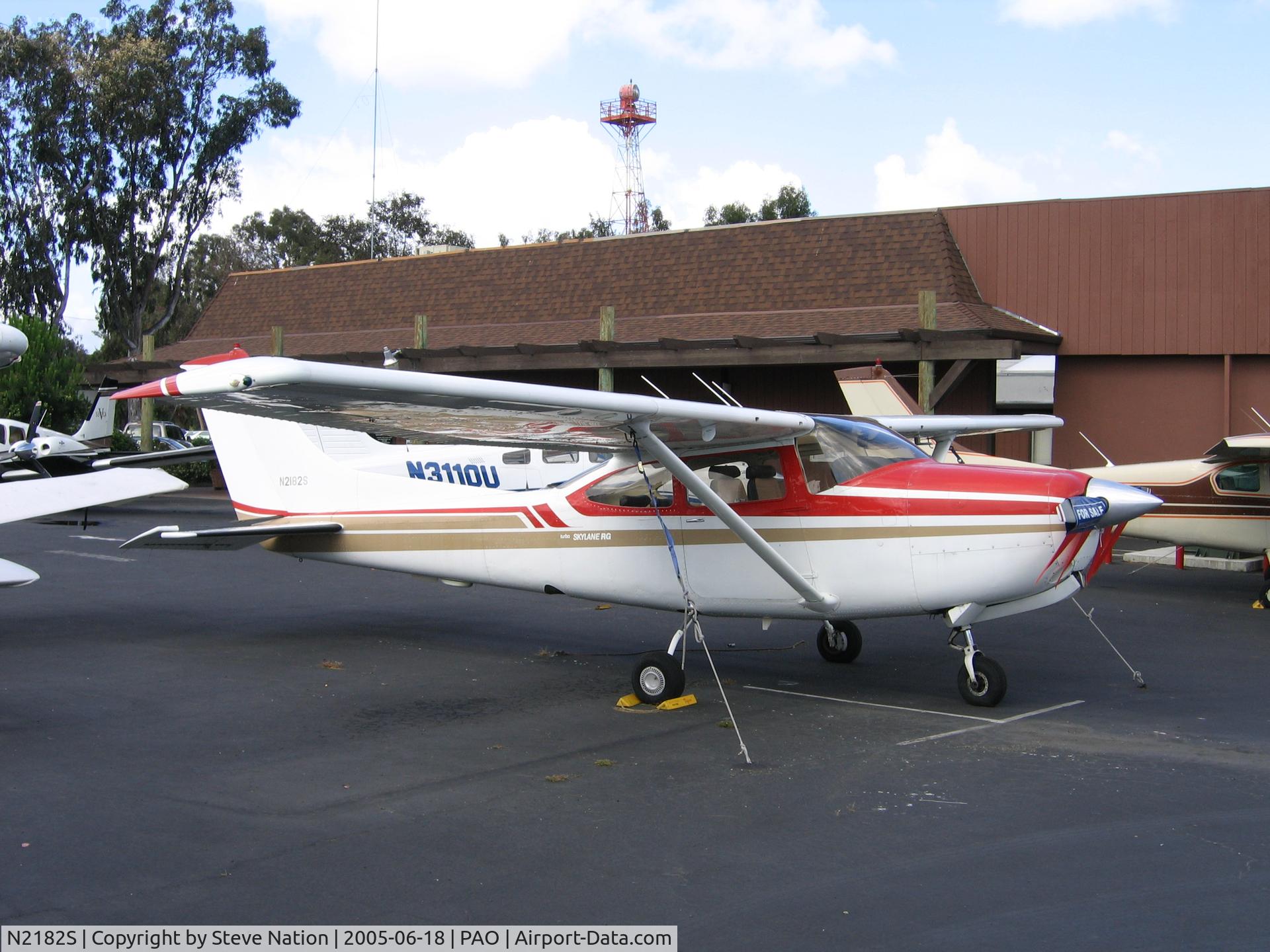 N2182S, 1979 Cessna TR182 Turbo Skylane RG C/N R18201311, Palo Alto Municipal Airport, CA