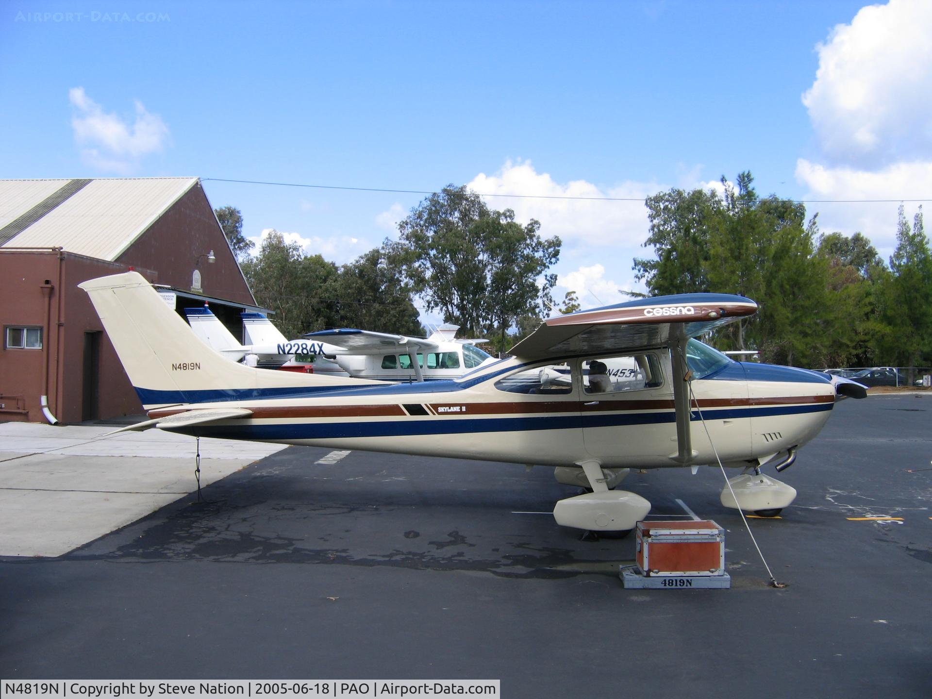 N4819N, 1979 Cessna 182Q Skylane C/N 18267391, at Palo Alto Municipal Airport, CA