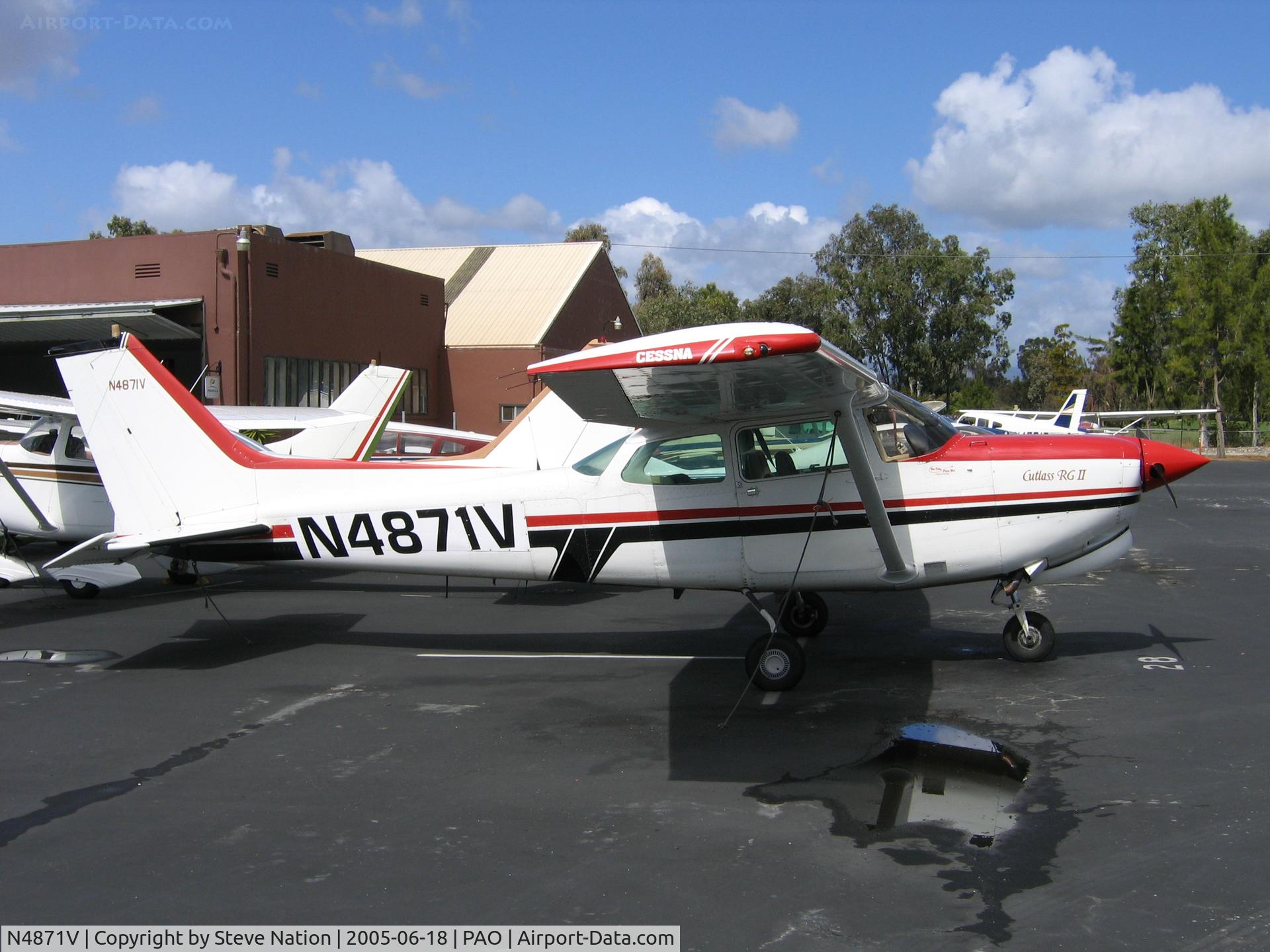 N4871V, 1980 Cessna 172RG Cutlass RG C/N 172RG0406, Palo Alto Municipal Airport, CA