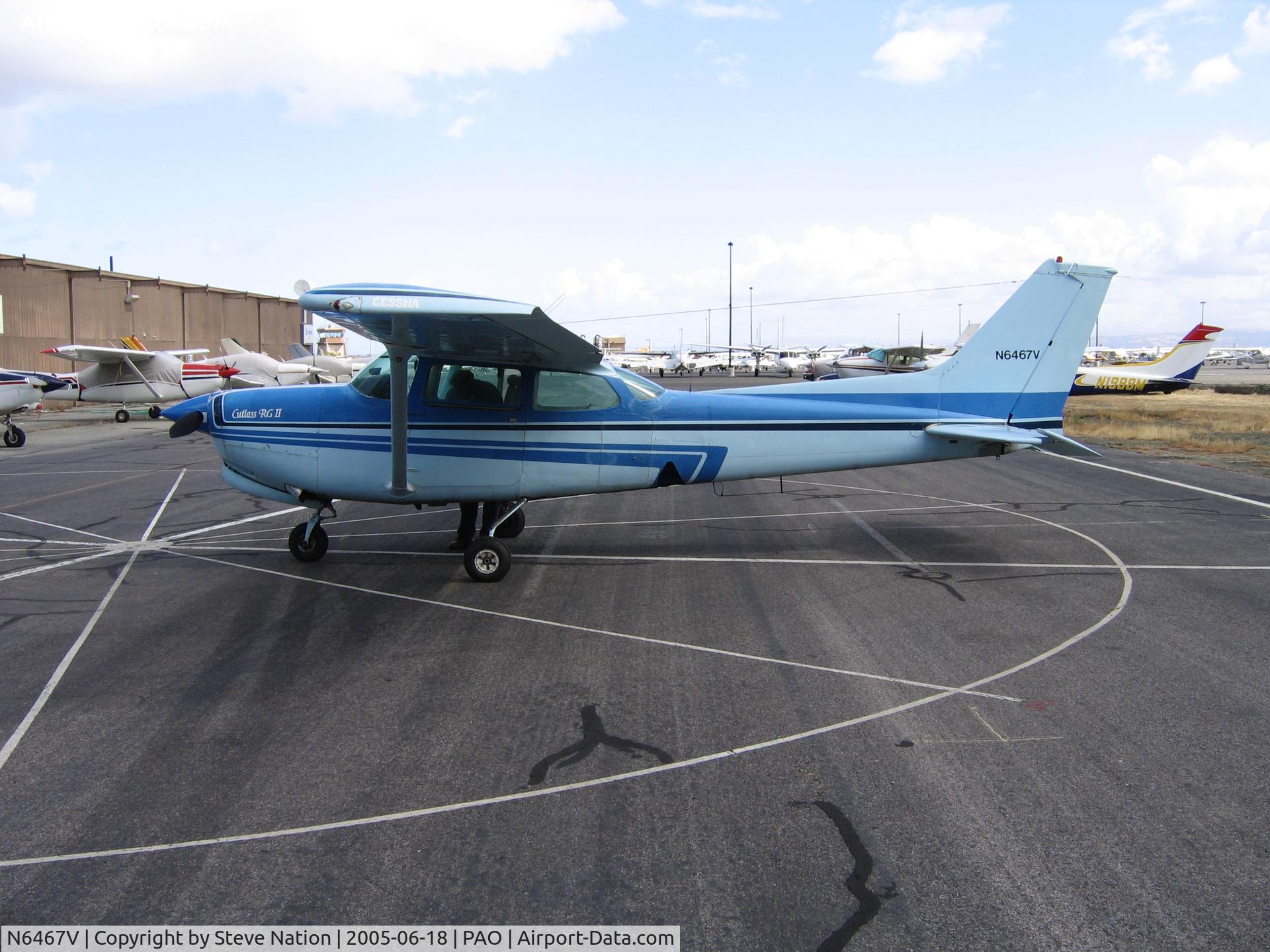 N6467V, 1980 Cessna 172RG Cutlass RG C/N 172RG0719, Palo Alto Municipal Airport, CA
