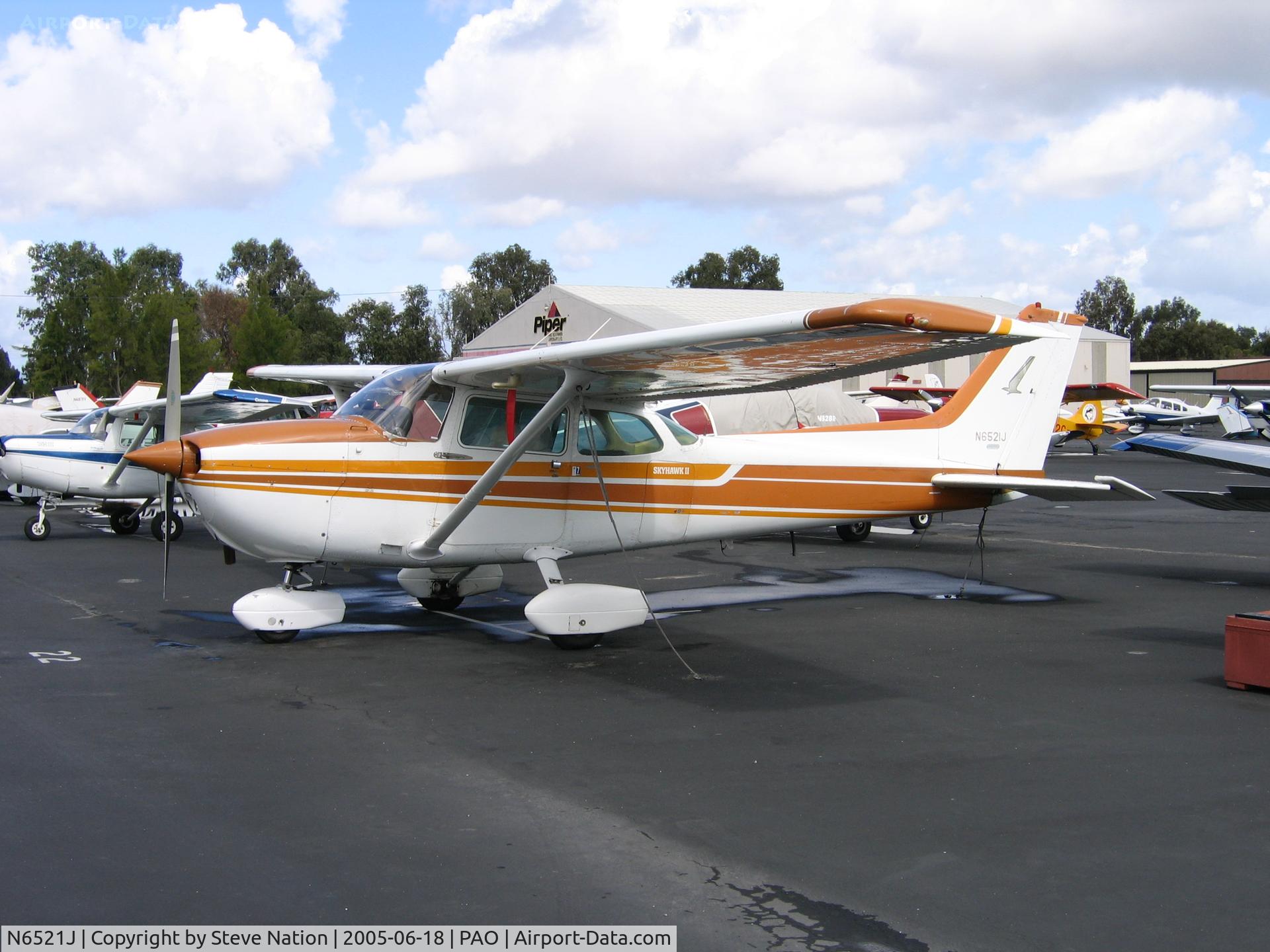 N6521J, 1980 Cessna 172N C/N 17273883, Palo Alto Municipal Airport, CA