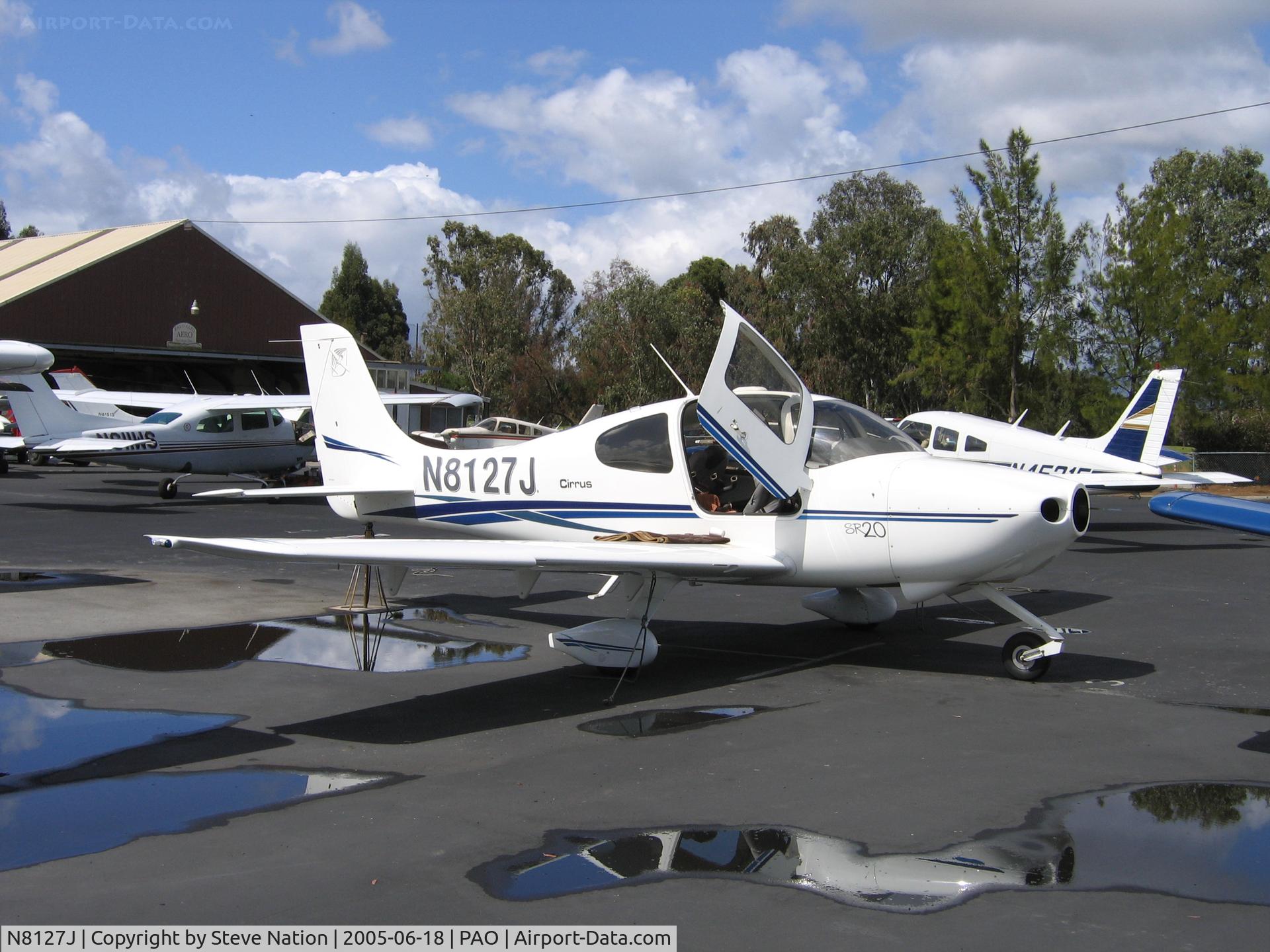 N8127J, 2003 Cirrus SR20 C/N 1350, Palo Alto Municipal Airport, CA