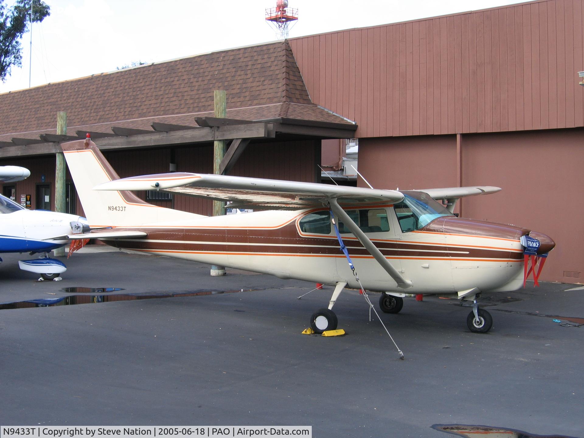 N9433T, 1960 Cessna 210 C/N 57233, at Palo Alto Municipal Airport, CA