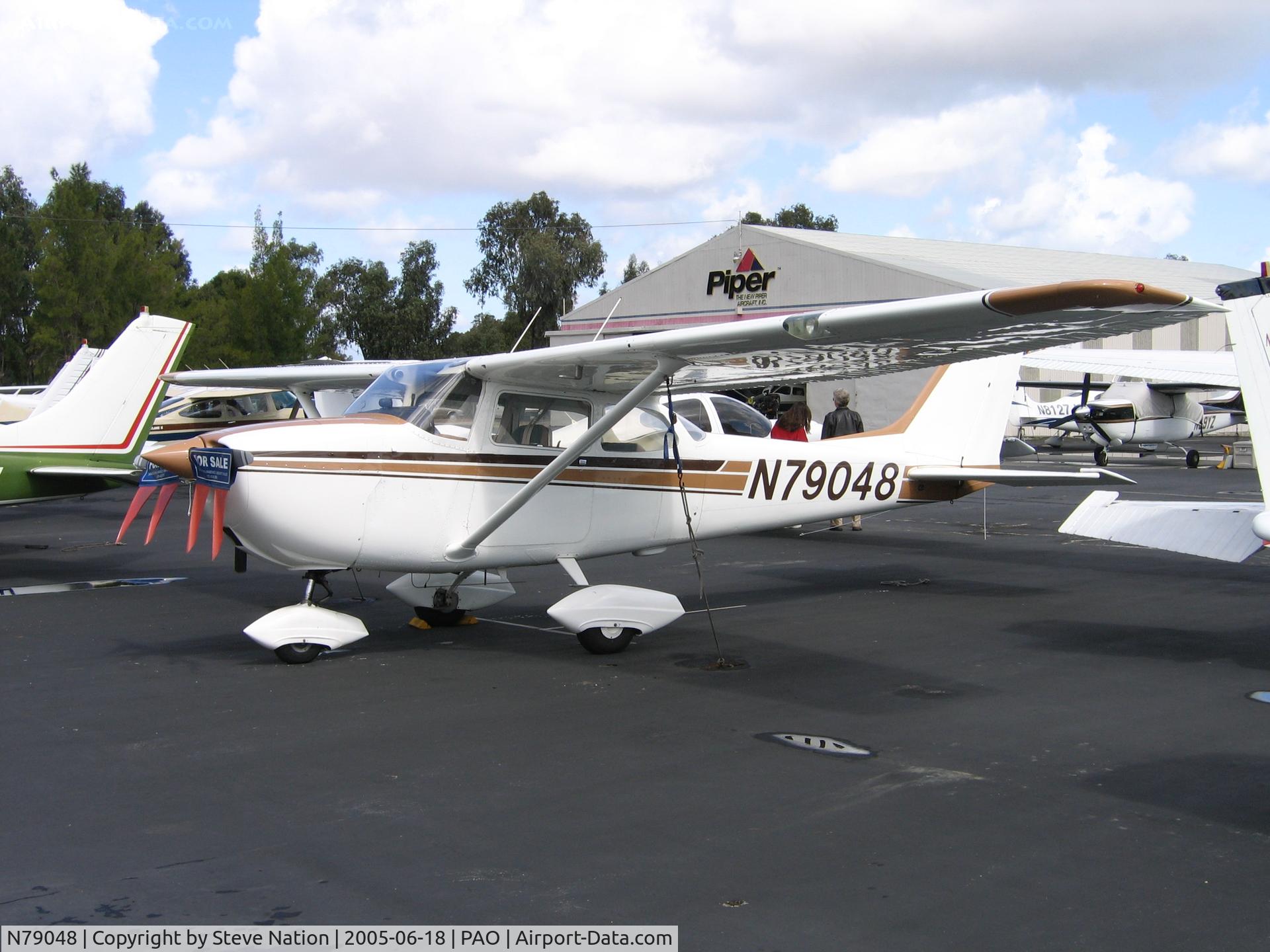 N79048, 1968 Cessna 172K Skyhawk C/N 17257841, at Palo Alto Municipal Airport, CA