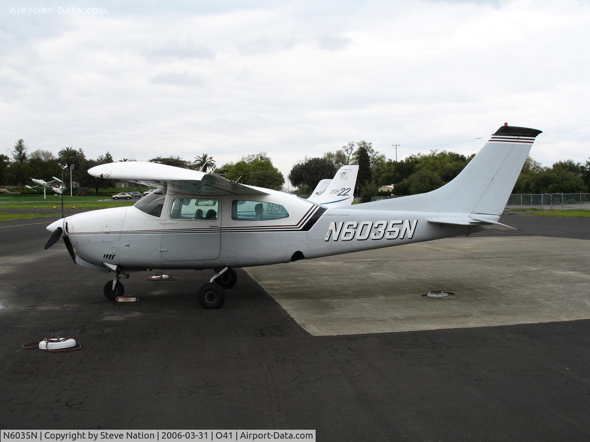 N6035N, 1978 Cessna 210M Centurion C/N 21062903, Cessna 210M visiting from Palo Alto @ Woodland-Watts Airport, CA