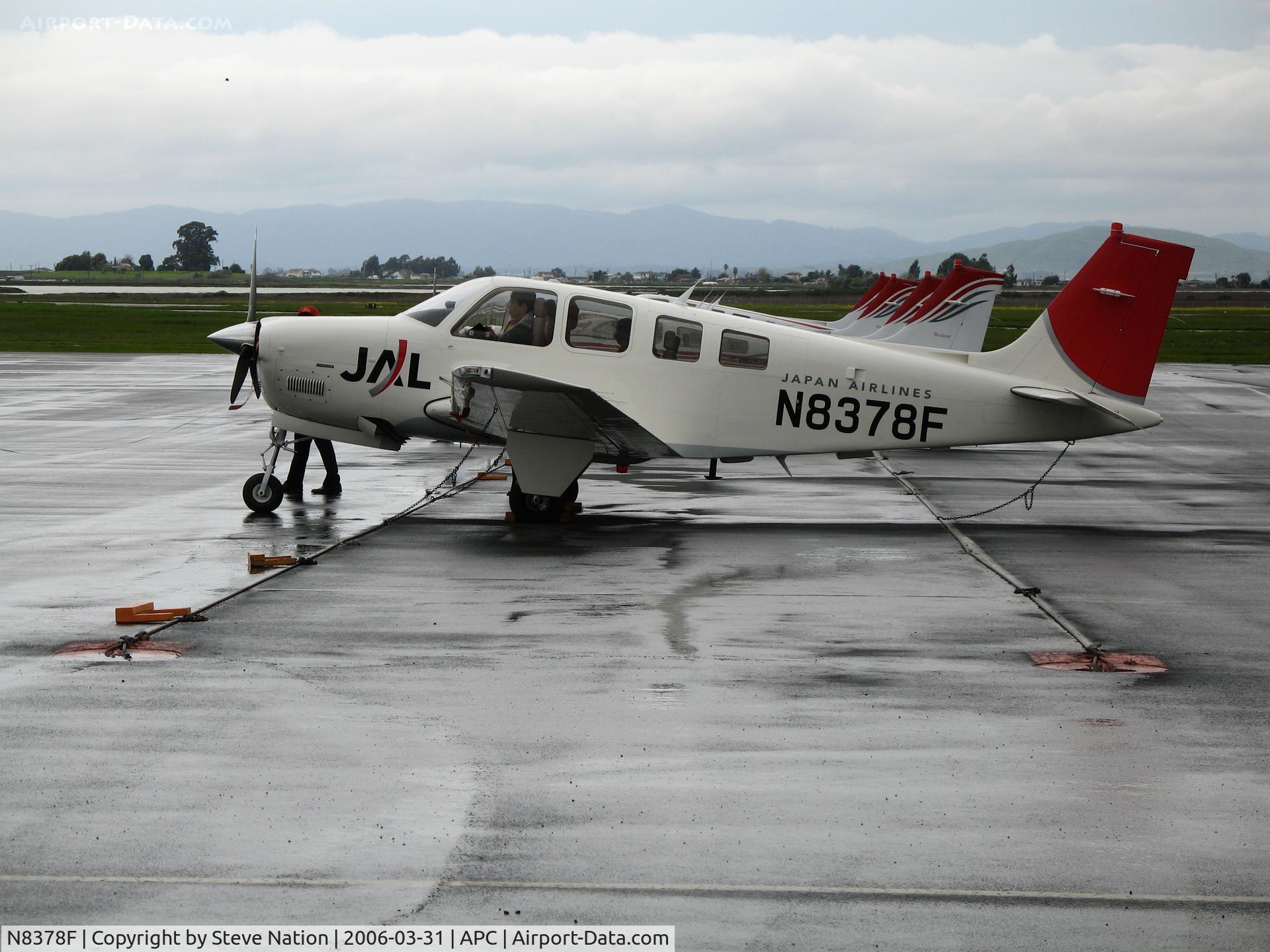 N8378F, 2004 Raytheon Aircraft Company A36 Bonanza C/N E-3574, JAL instructor at controls @ Napa County Airport, CA