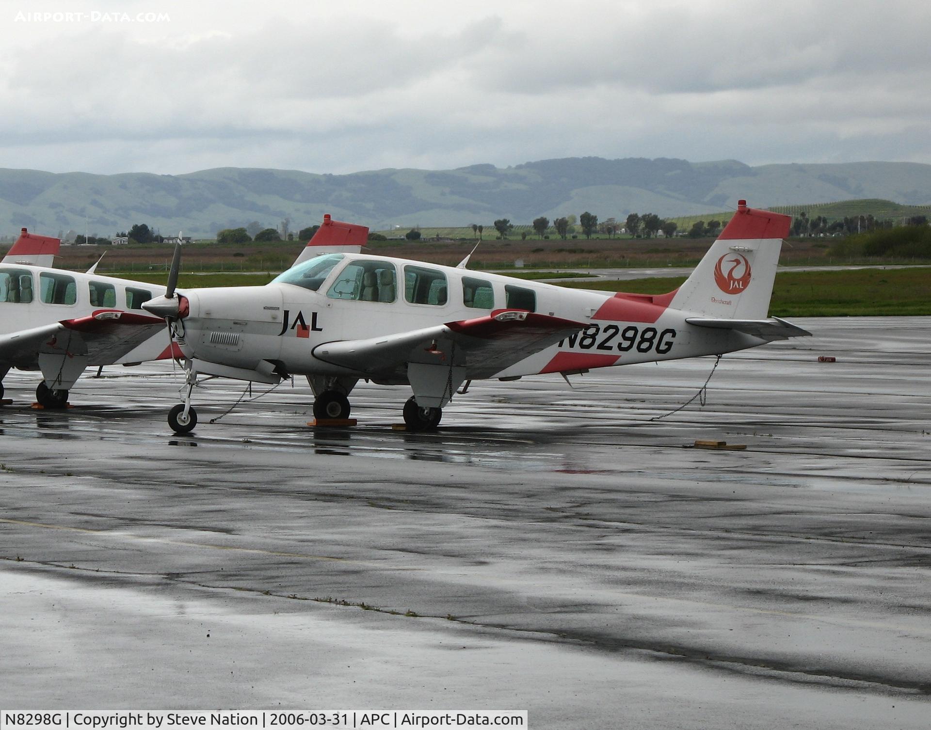 N8298G, 1992 Beech A36 Bonanza 36 C/N E-2765, With JAL flight school @ Napa County Airport, CA