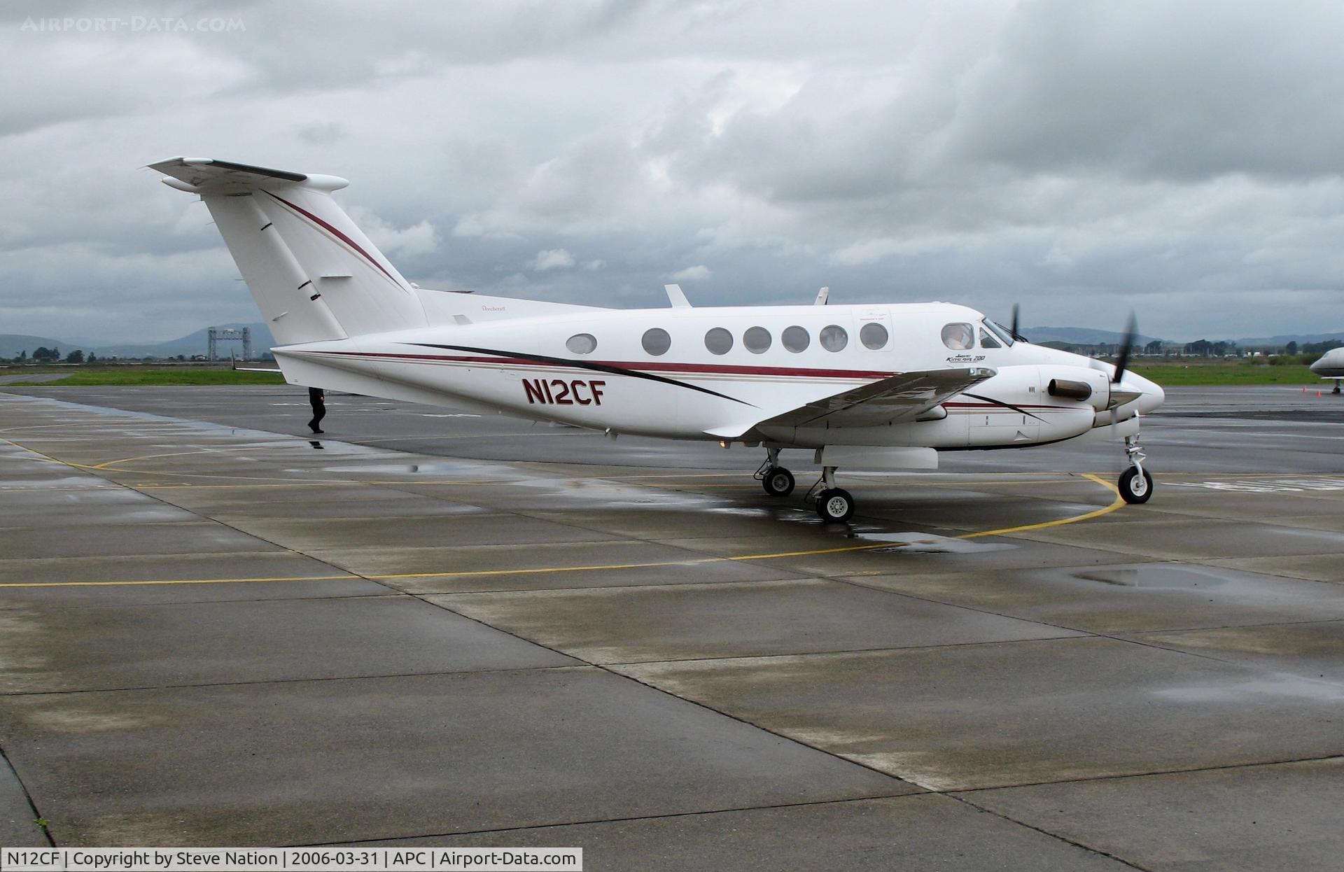 N12CF, 1979 Beech 200 C/N BB-534, Arriving for weekend @ Napa County Airport, CA