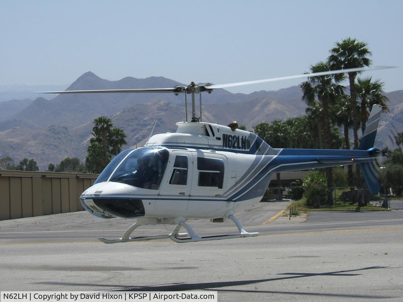 N62LH, 1980 Bell 206L-1 LongRanger II C/N 45587, Landing at our Hangar