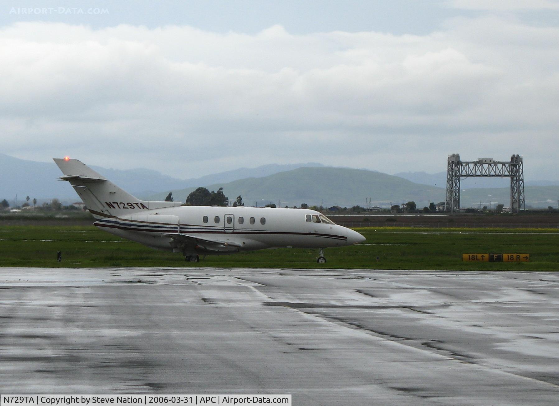 N729TA, 1983 Cessna 550 Citation II C/N 550-0483, Taxying for take-off @ Napa County Airport, CA