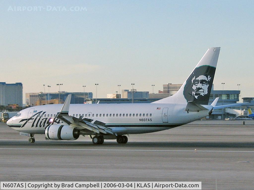 N607AS, 1999 Boeing 737-790 C/N 29751, Alaska Airlines / 1999 Boeing 737-790