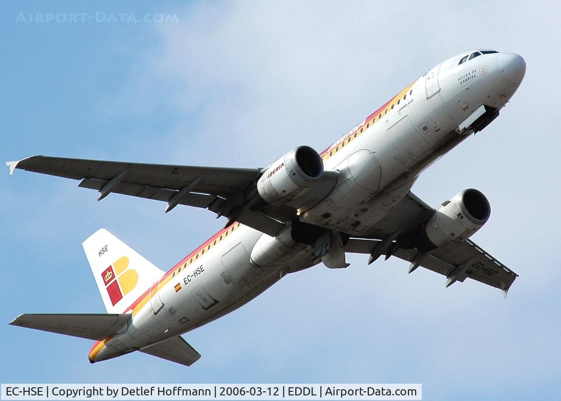 EC-HSE, 2000 Airbus A320-214 C/N 1229, Düsseldorf International Airport