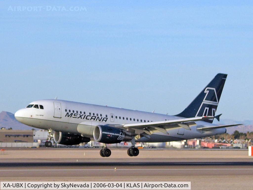 XA-UBX, 2005 Airbus A318-111 C/N 2544, Mexicana / Airbus Industrie A318-111
