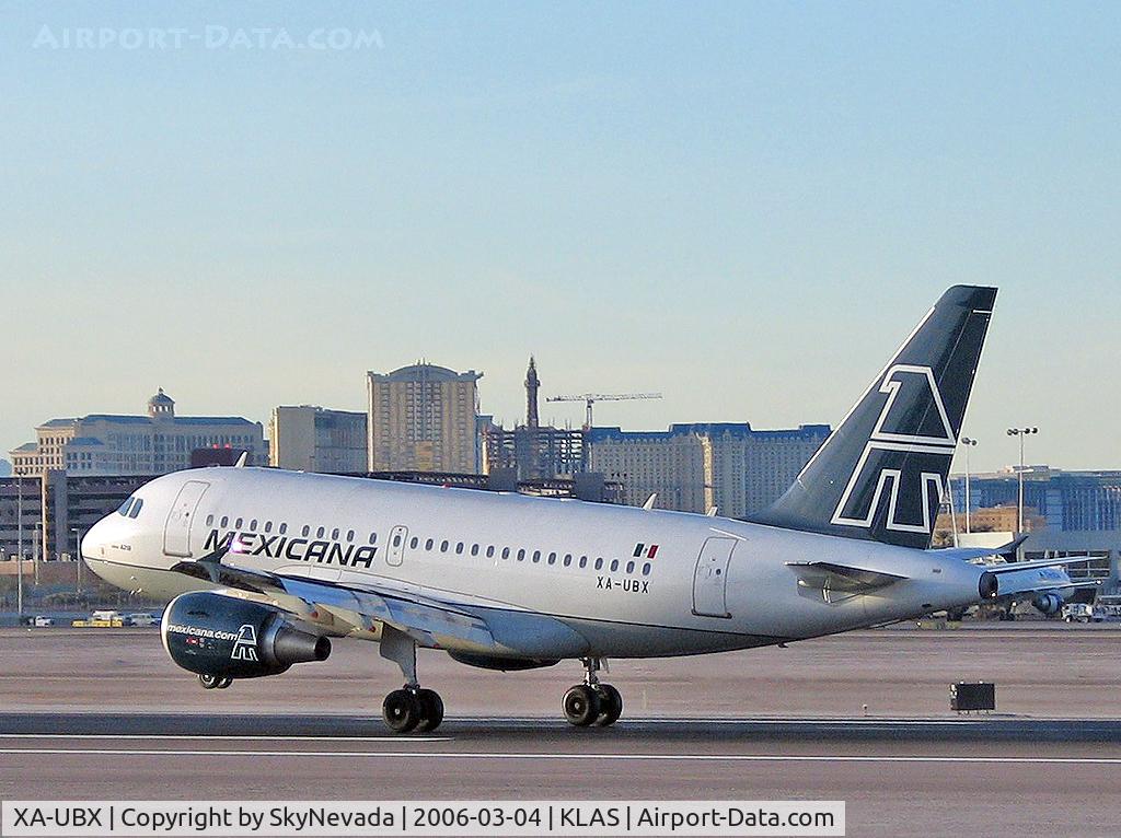 XA-UBX, 2005 Airbus A318-111 C/N 2544, Mexicana / Airbus Industrie A318-111