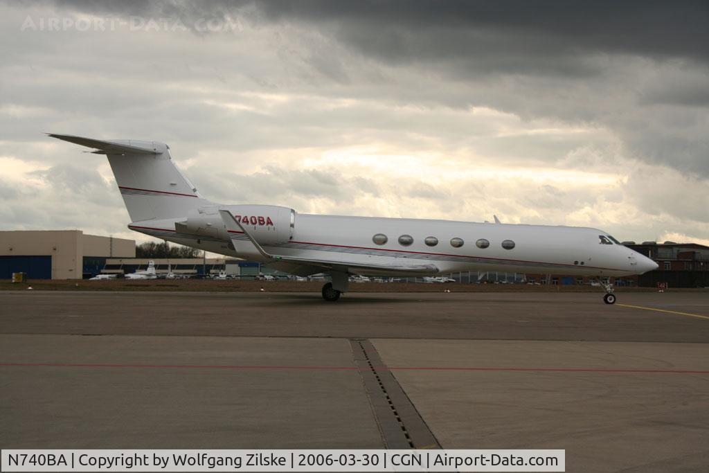 N740BA, Gulfstream Aerospace G-V C/N 516, rare visitor