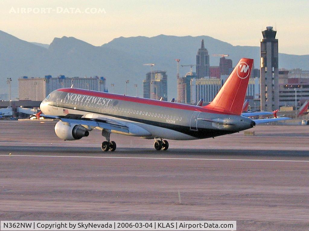 N362NW, 1998 Airbus A320-212 C/N 0911, Northwest Airlines / 1998 Airbus Industrie A320-212