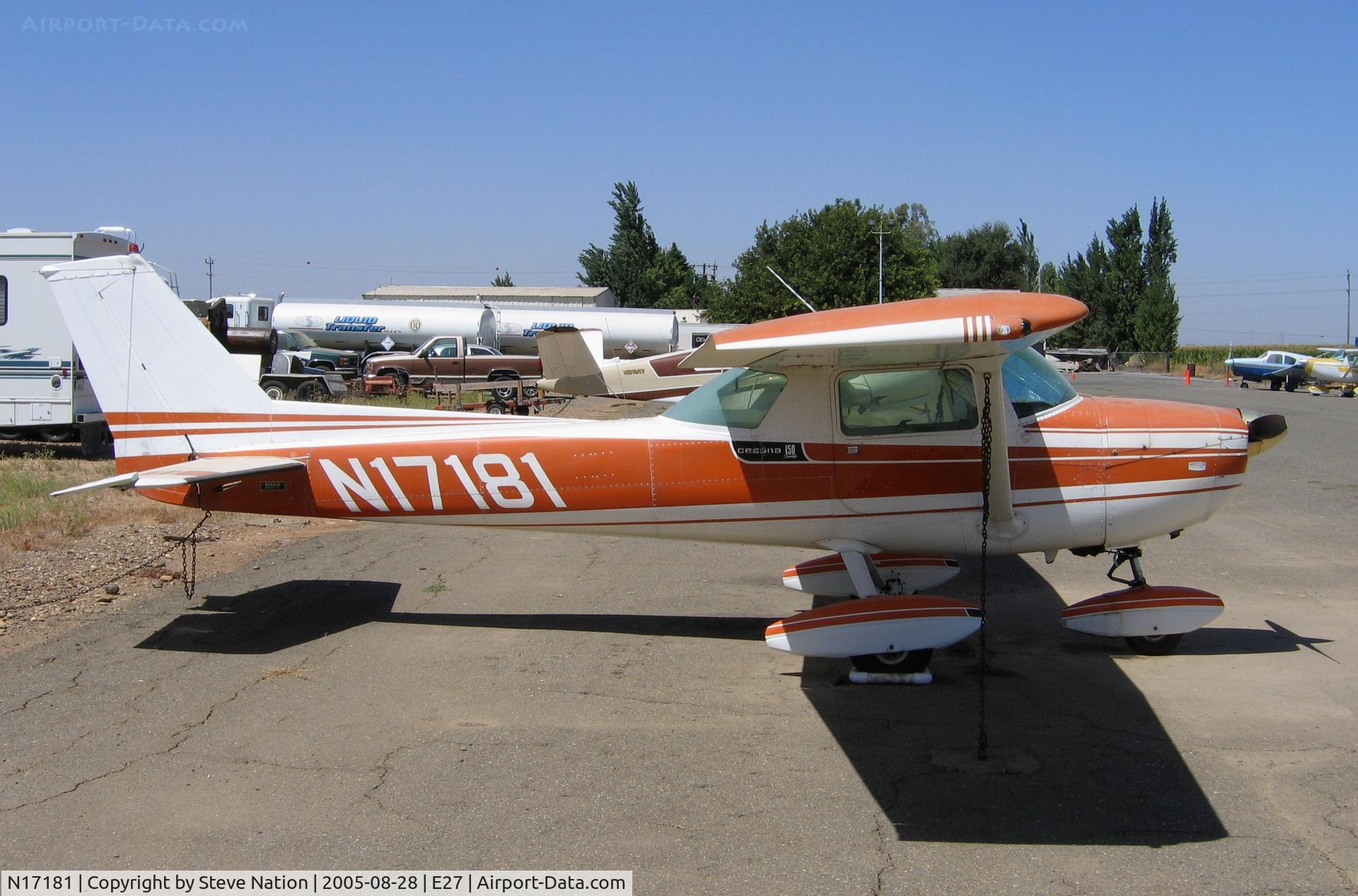 N17181, 1972 Cessna 150L C/N 15073652, Cessna 150L @ Elk Grove, CA