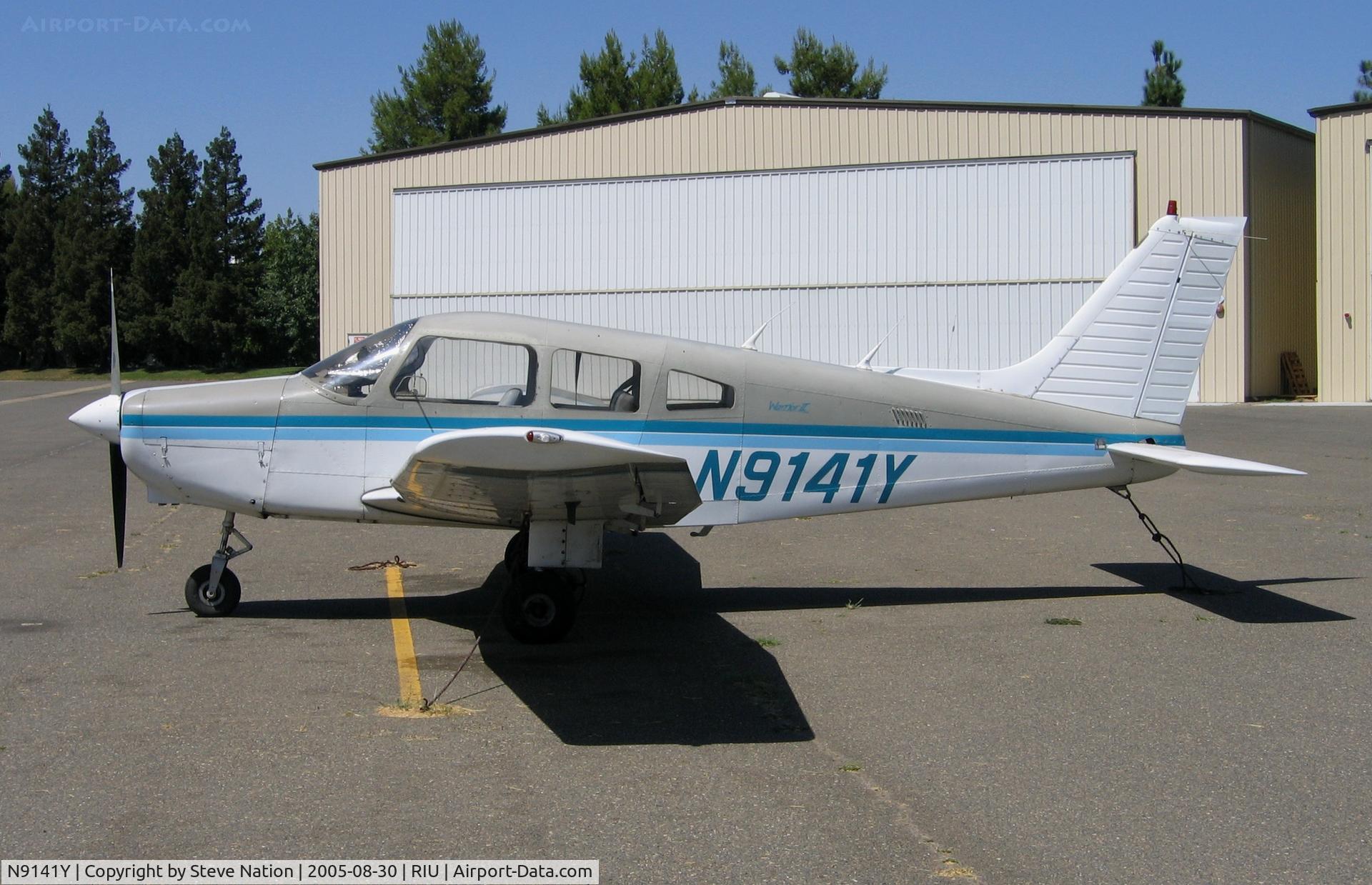 N9141Y, 1985 Piper PA-28-161 C/N 28-8616014, Flying Vikings 1981 Piper PA-28-161 @ Rancho Murieta Airport, CA.  Aircraft destroyed on December 21, 2006 after flying into a canyon and high terrain near Big Pine, CA on flight from Bishop, CA. Flying Vikings' CFI and private pilot undergoing instructio
