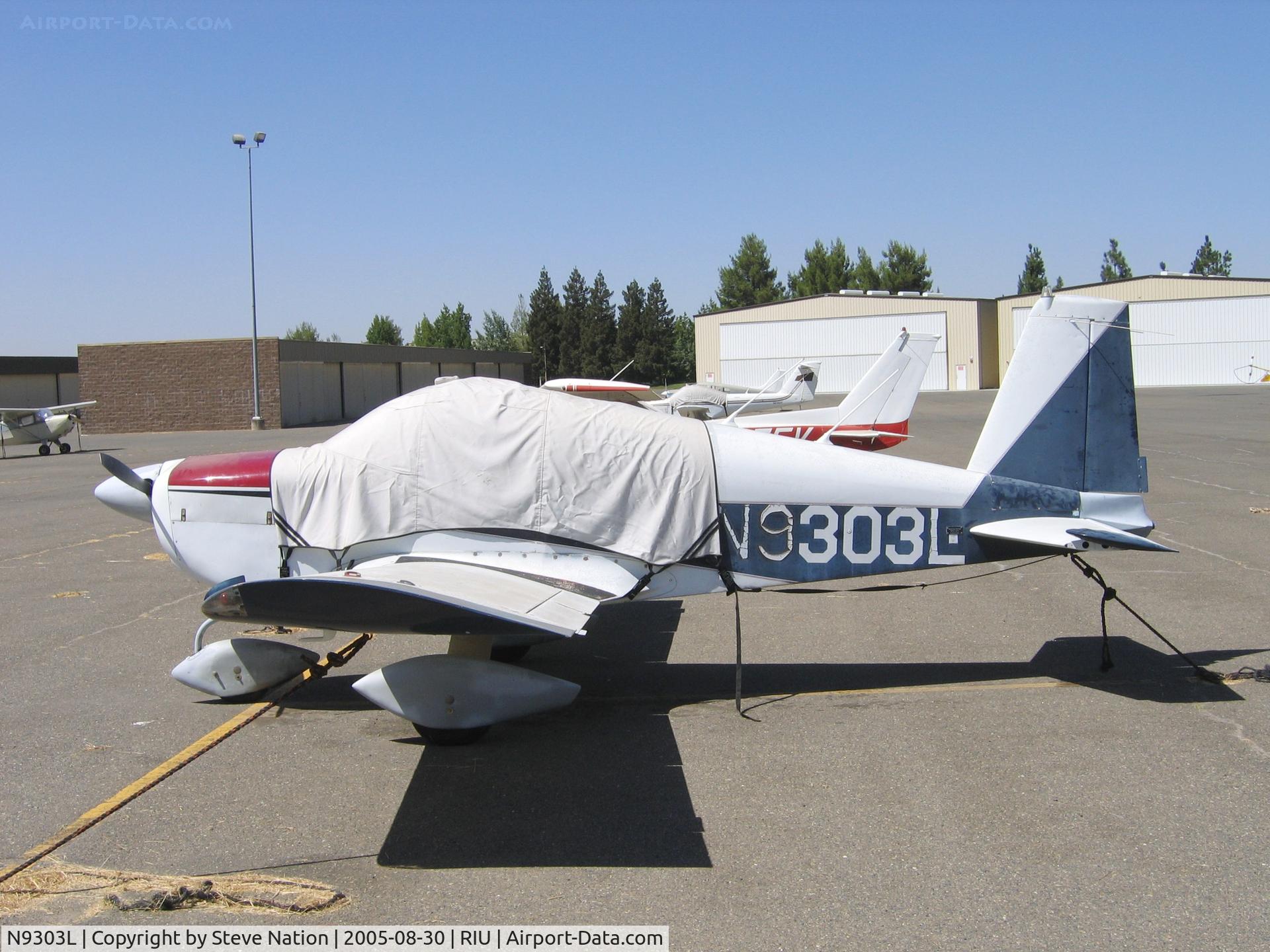 N9303L, 1970 American Aviation AA-1A Trainer C/N AA1A-0003, Weathered 1970 American Aviation AA-1 @ Rancho Murieta Airport, CA