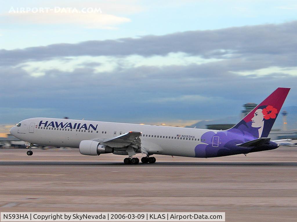 N593HA, 2003 Boeing 767-33A C/N 33424, Hawaiian Airlines / 2003 Boeing 767-33A