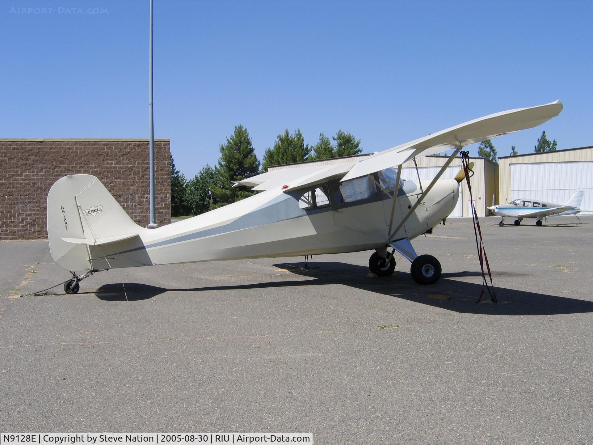 N9128E, 1946 Aeronca 11AC Chief C/N 11AC-761, 1946 Aerona 11AC @ Rancho Murieta Airport, CA