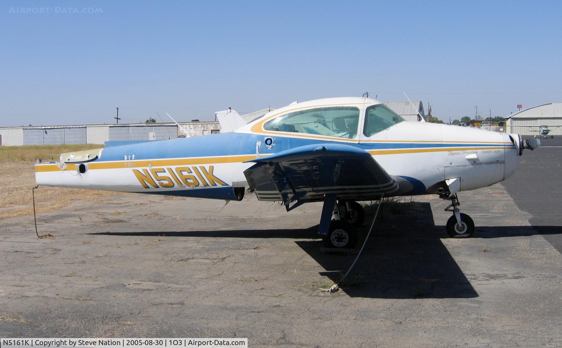 N5161K, 1950 Ryan Navion B C/N NAV-4-2061B, 1950 Ryan Navion B san tail @ Lodi Airport, CA