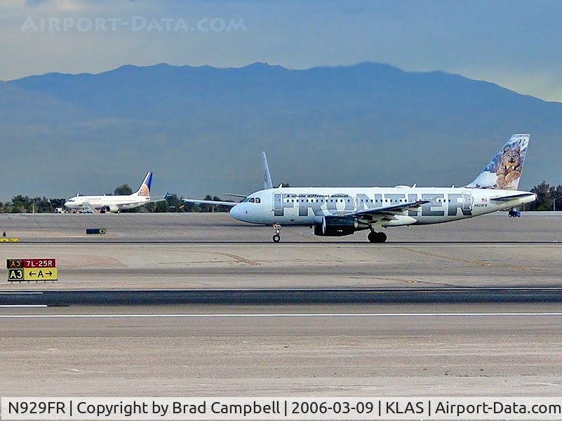 N929FR, 2004 Airbus A319-111 C/N 2240, Frontier Airlines - 'Bobcat' / 2004 Airbus A319-111